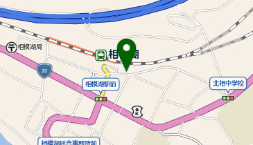 相模原市立相模湖ふれあいパークの地図画像