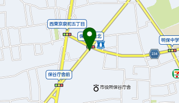 タイムズ西東京市役所保谷庁舎第3の地図画像
