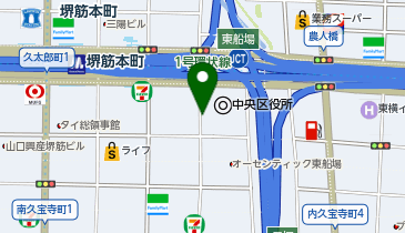 タイムズ中央区役所の地図画像