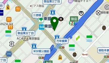 タイムズ銀座4丁目第3の地図画像