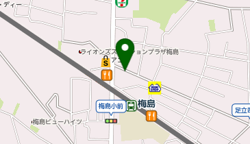 タイムズライフ梅島駅前店の地図画像