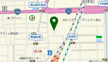 タイムズ奉還町1丁目の地図画像