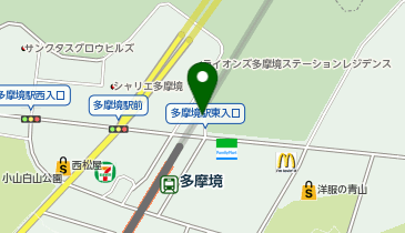 タイムズ多摩境駅前第3の地図画像