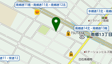 タイムズ南郷通12南の地図画像