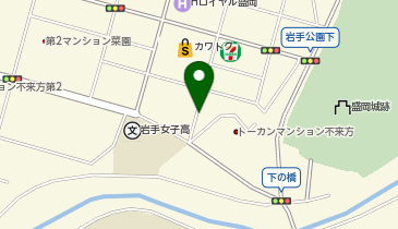 カワトク第3駐車場の地図画像