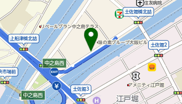 タイムズ中之島センタービル立体の地図画像