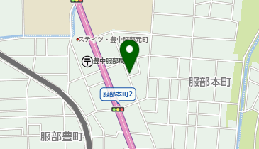 タイムズ服部本町第4の地図画像