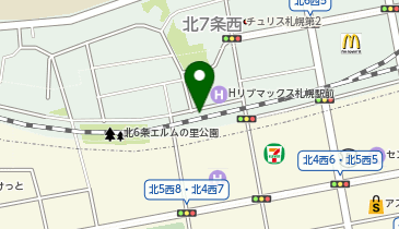 タイムズ北6西7第2の地図画像