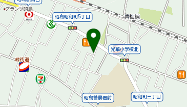 タイムズ昭島昭和町第2の地図画像