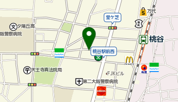 タイムズ大阪けいさつ病院(北)の地図画像