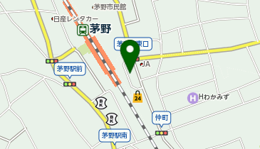 茅野市営茅野駅東口自動パーキングの地図画像