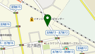 タイムズイオン札幌桑園ショッピングセンター3階の地図画像