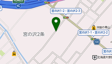 タイムズ白い恋人パーク立体駐車場地上の地図画像