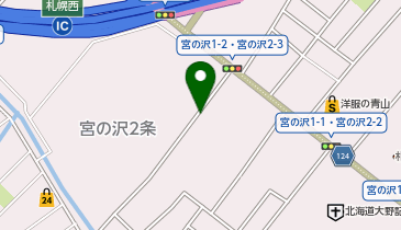 タイムズ白い恋人パーク立体駐車場地下の地図画像