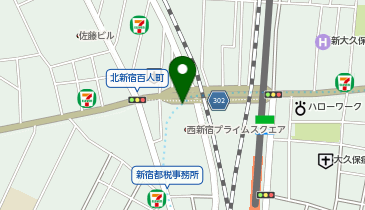 タイムズ西新宿プライムスクエアの地図画像