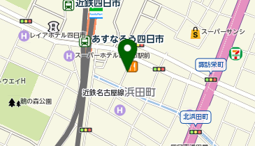タイムズコンフォートホテル四日市東の地図画像