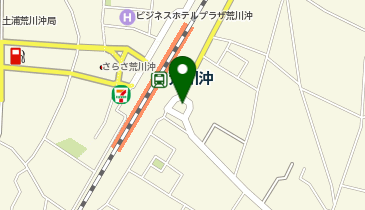 タイムズ土浦市荒川沖駅東口広場駐車場の地図画像