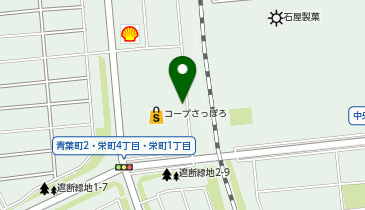 タイムズコープさっぽろエルフィン店正面の地図画像