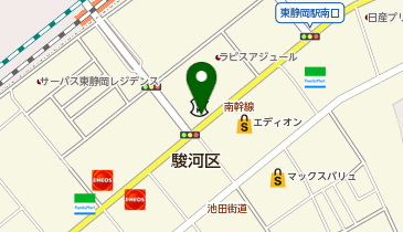 タイムズ清水銀行 東静岡支店の地図画像