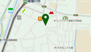 タイムズ寝屋川市駅南の地図画像