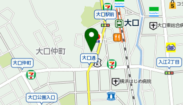 タイムズ大口メディカルセンターの地図画像