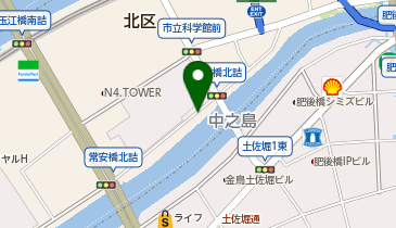 タイムズ中之島第10の地図画像