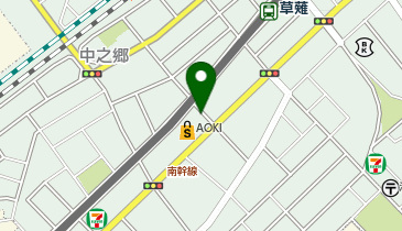 タイムズアオキ静岡草薙店の地図画像