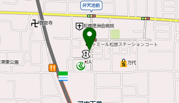 タイムズ池田泉州銀行松原支店の地図画像