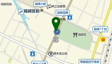 タイムズ箱崎宮前駅前の地図画像