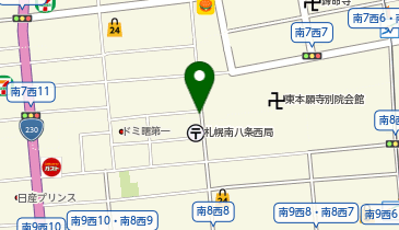 タイムズ南7西9第2の地図画像