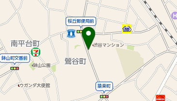 タイムズ渋谷鶯谷町第6の地図画像