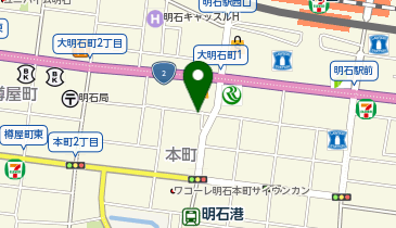 タイムズ明石魚の棚前第2の地図画像