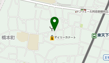 タイムズデイリーカナート晴明通店の地図画像