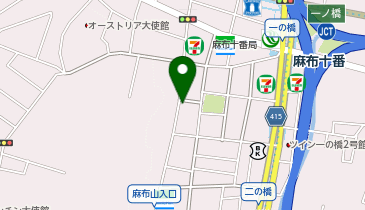 タイムズアーバンパーク麻布十番の地図画像