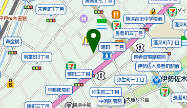 タイムズ伊勢佐木町第6の地図画像