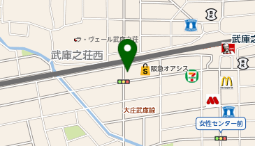 タイムズ阪急オアシス武庫之荘店(2階)の地図画像