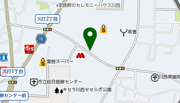 タイムズオアシスタウンキセラ川西の地図画像