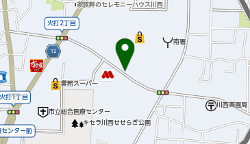 タイムズオアシスタウンキセラ川西(屋上)の地図画像