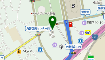 タイムズ新宿パークタワーの地図画像