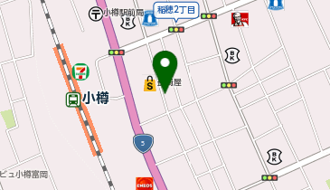 タイムズ長崎屋/ドン・キホーテ小樽店平面駐車場の地図画像