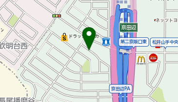 タイムズ松井山手駅西の地図画像