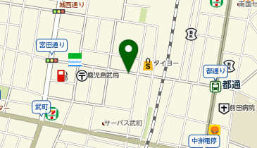 タイムズタイヨー武町店の地図画像