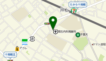 タイムズ高石内科胃腸科の地図画像