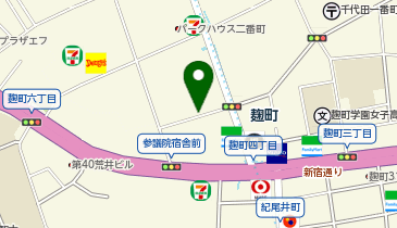 タイムズ二番町第6の地図画像