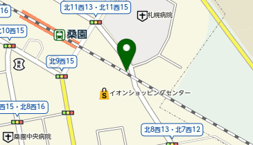 タイムズ桑園駅前の地図画像
