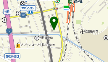 タイムズ香椎駅前1丁目第2の地図画像