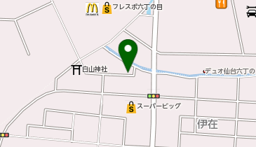 タイムズ仙台伊在第2の地図画像