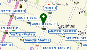 タイムズ旭川市役所前の地図画像