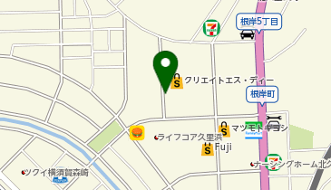 タイムズクリエイトエス・ディー横須賀根岸町店の地図画像
