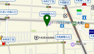 タイムズ大和徳洲会病院の地図画像